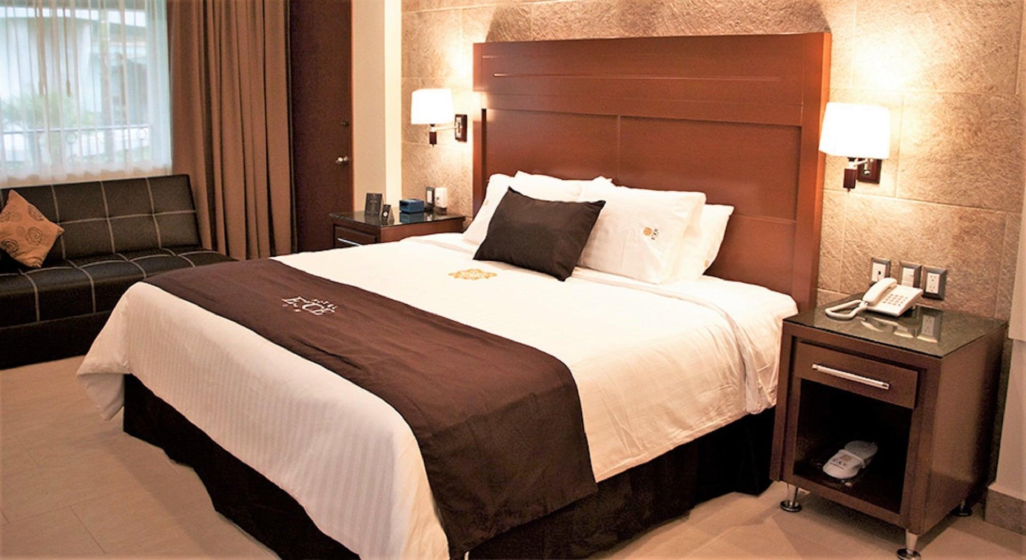 Hotel Ecce Inn & Spa Silao Kültér fotó A bed